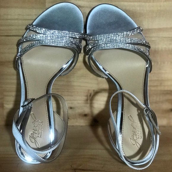 Badgley Mischka Sparkle Heeled Sandal - Picture 5 of 8